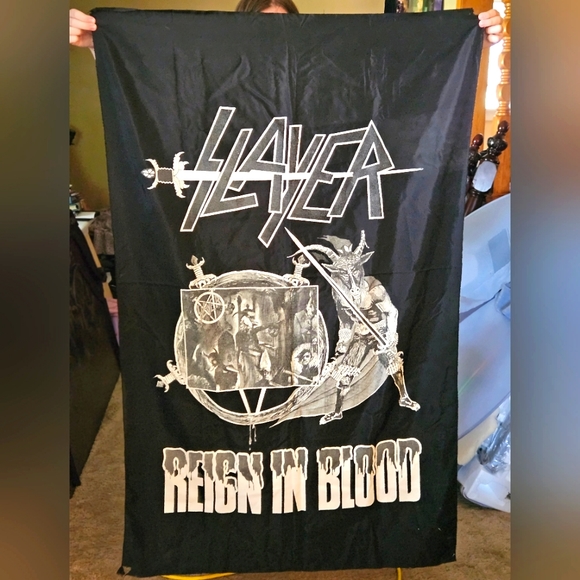 Slayer Other - Slayer - reign in blood flag / poster